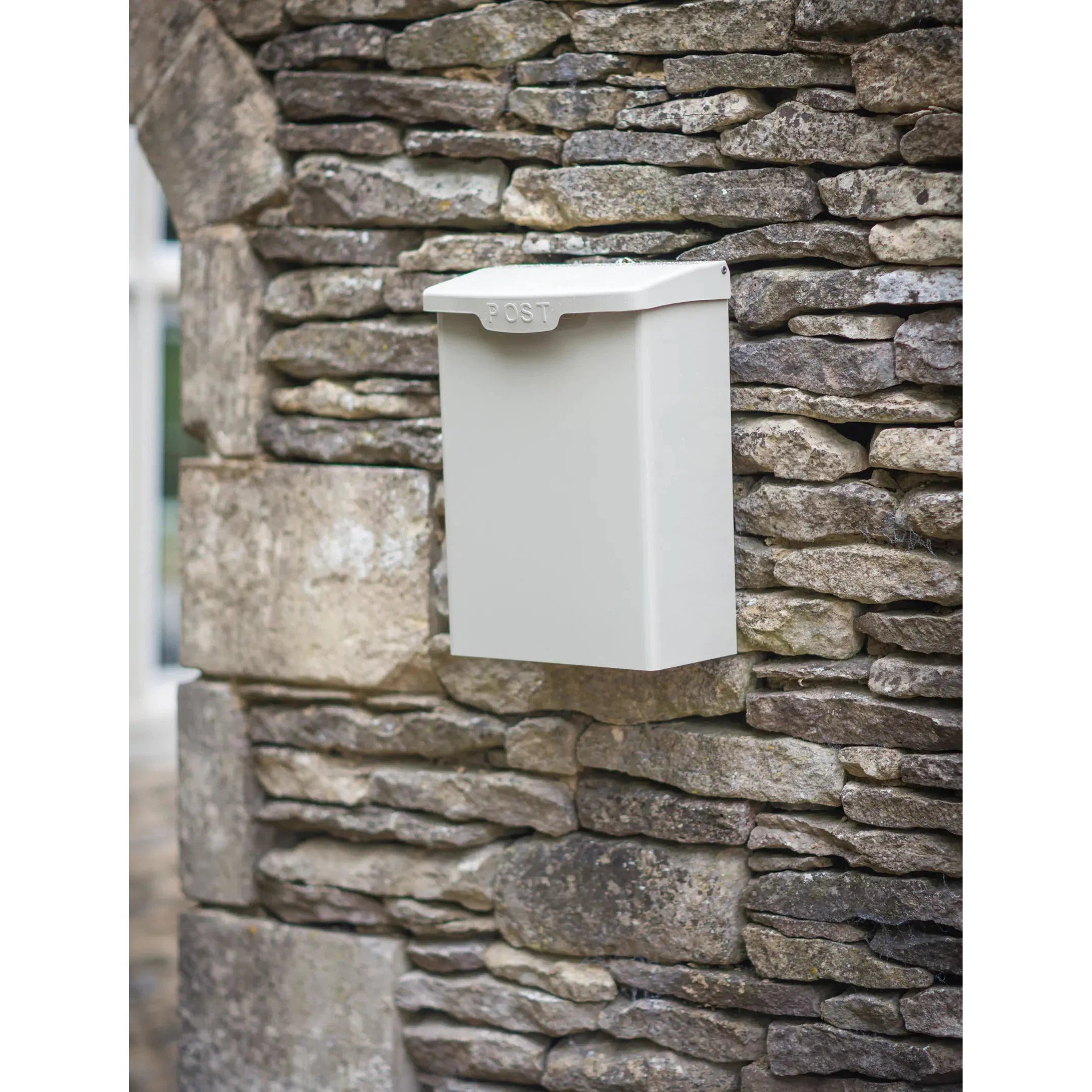 Shipton Steel Post Box-Post Boxes-Yester Home