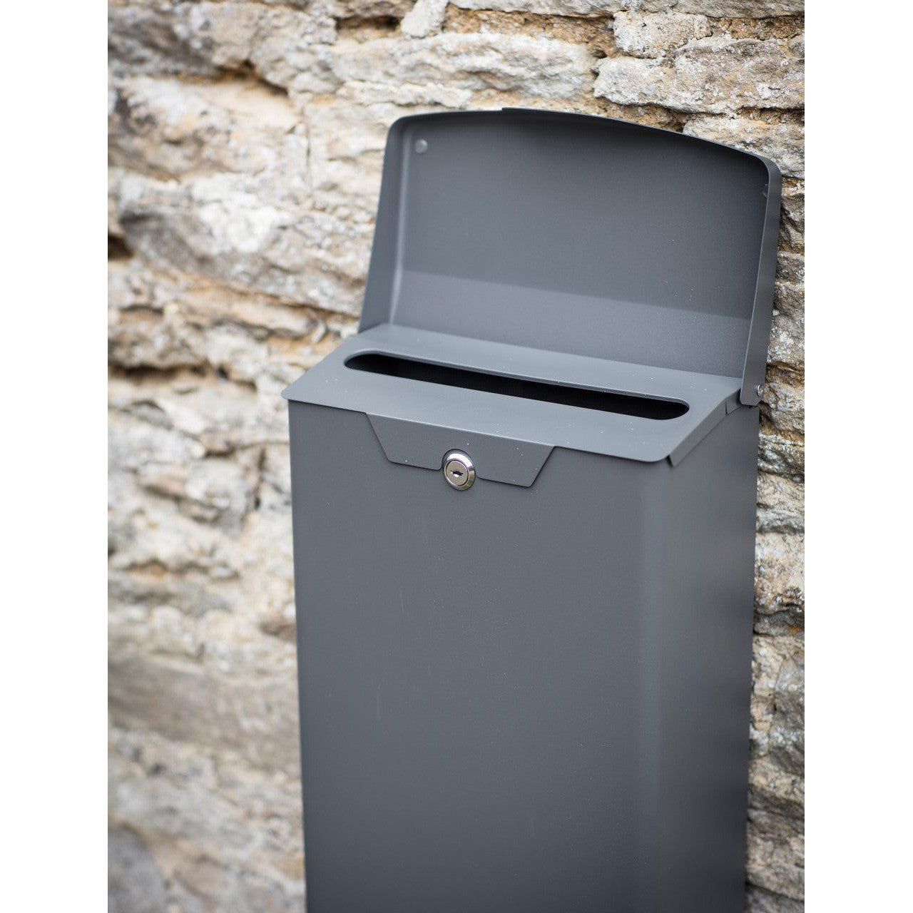 Shipton Steel Post Box-Post Boxes-Yester Home