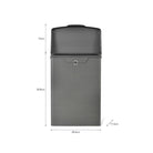 Shipton Steel Post Box-Post Boxes-Yester Home