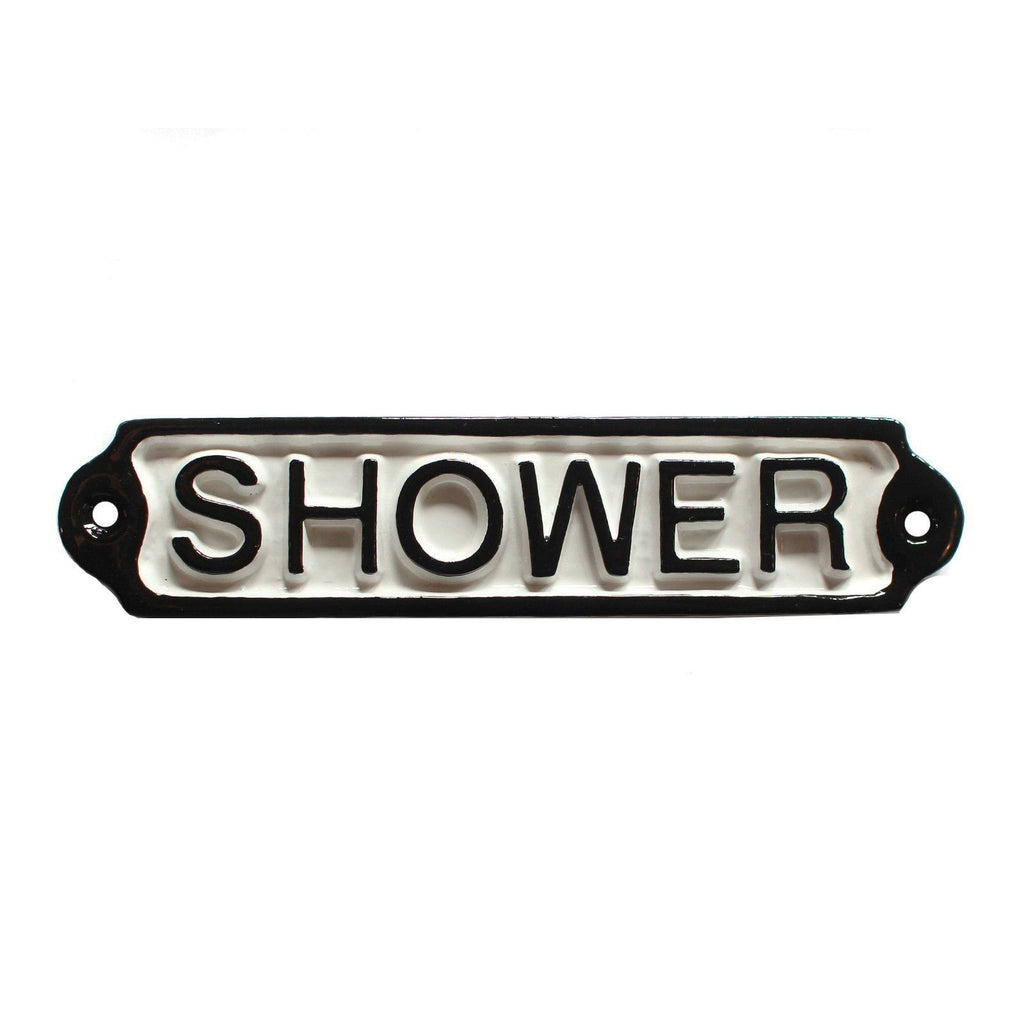 Shower Room Sign