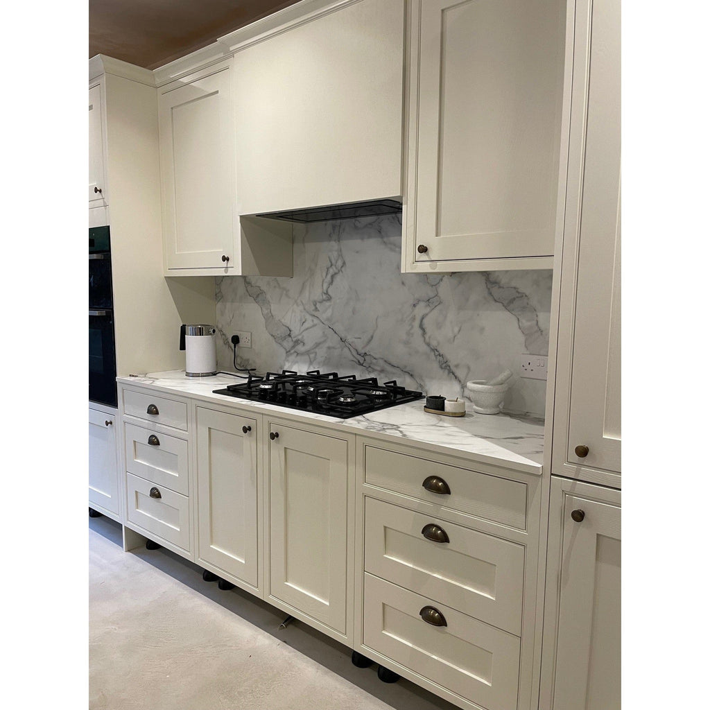 Shropshire Aged Brass Cupboard Handles-Cabinet Handles-Yester Home