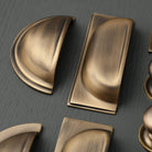 Shropshire Aged Brushed Brass Cupboard Handles - Cabinet Handles - Yester Home - Yester Home