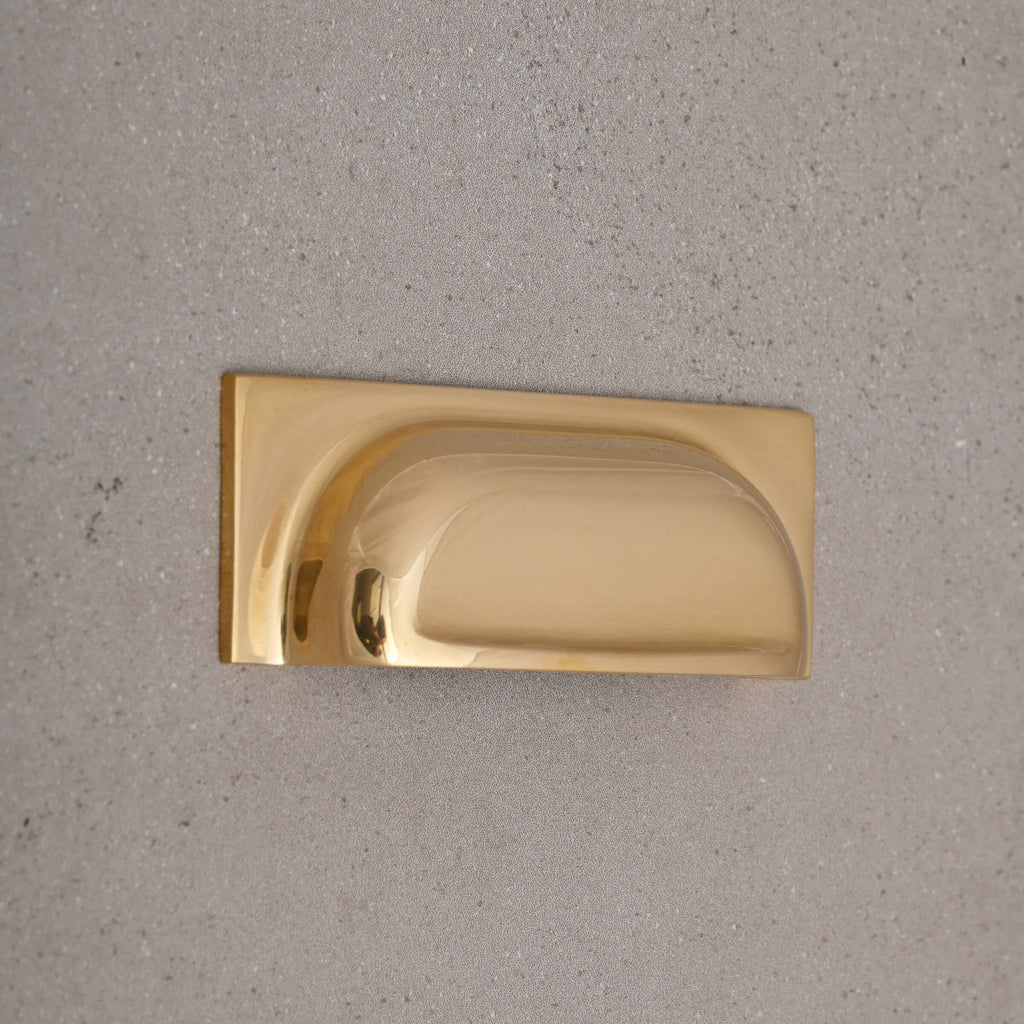 Shropshire Polished Brass Cupboard Handles-Cabinet Handles-Yester Home