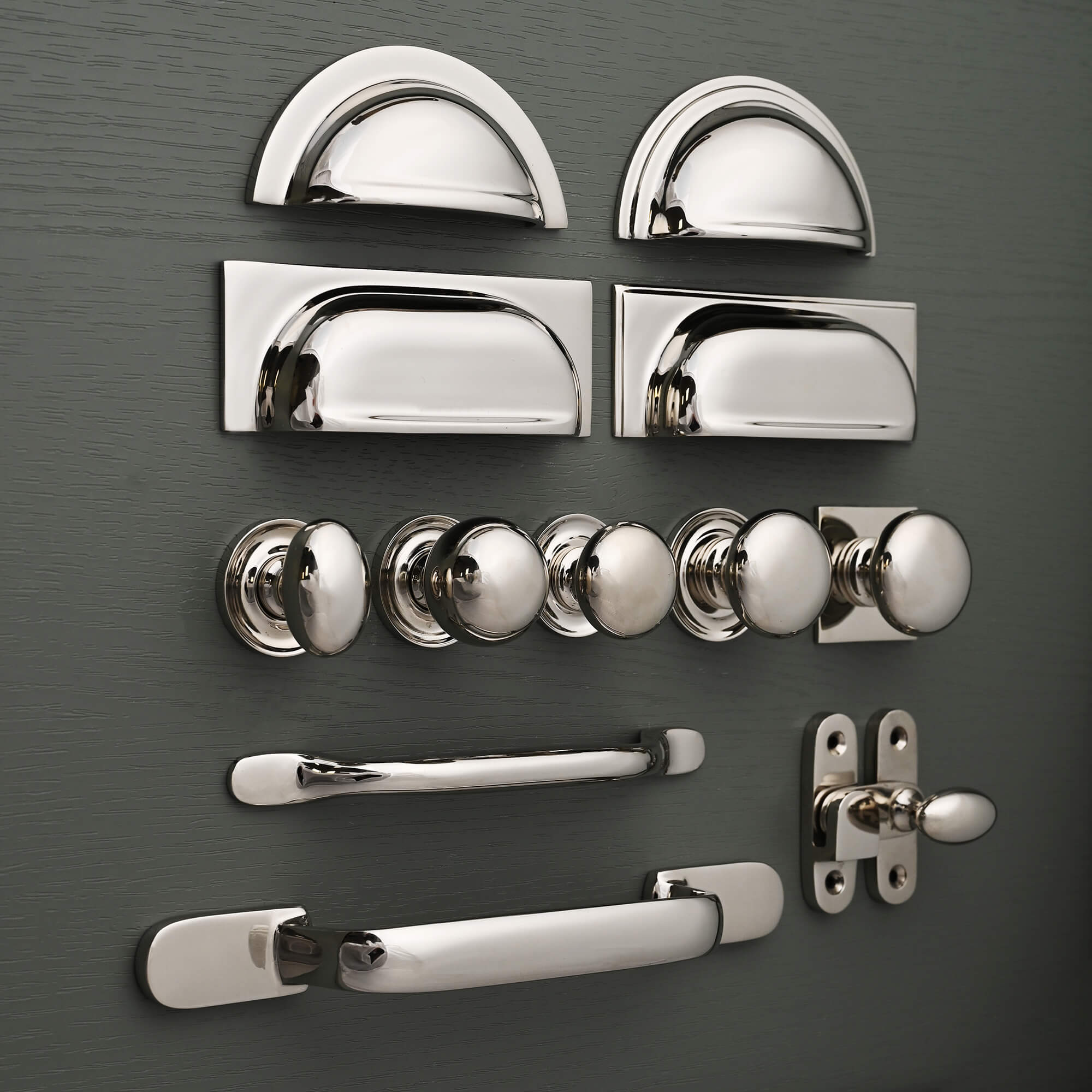 Shropshire Polished Nickel Cupboard Handles - Cabinet Handles - Yester Home - Yester Home