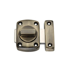 Sigma Bahroom Latch Small Antique Brass-Bathroom Latches-Yester Home