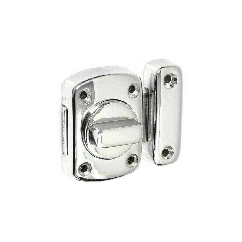 Sigma Bathroom Latch Small Polished Chrome-Bathroom Latches-Yester Home