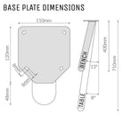 Single Pin Round legs-Table legs-Yester Home