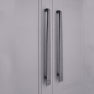 Skeg Pull Handle Large Matt Black-Cabinet Handles-Yester Home