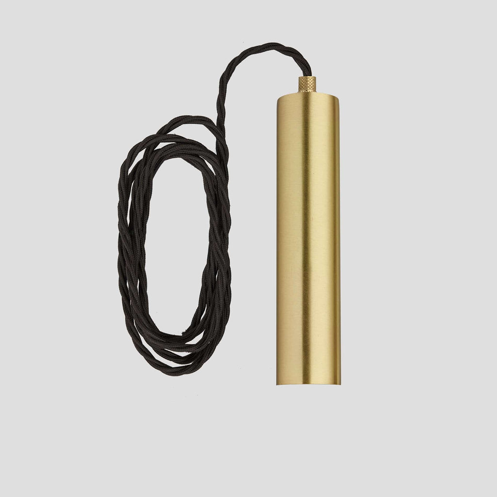 Sleek Cylinder 3 Wire Cluster Lights - Brass-Ceiling Lights-Yester Home