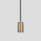 Sleek Edison Pendant - 1 Wire - Brass-Ceiling Lights-Yester Home