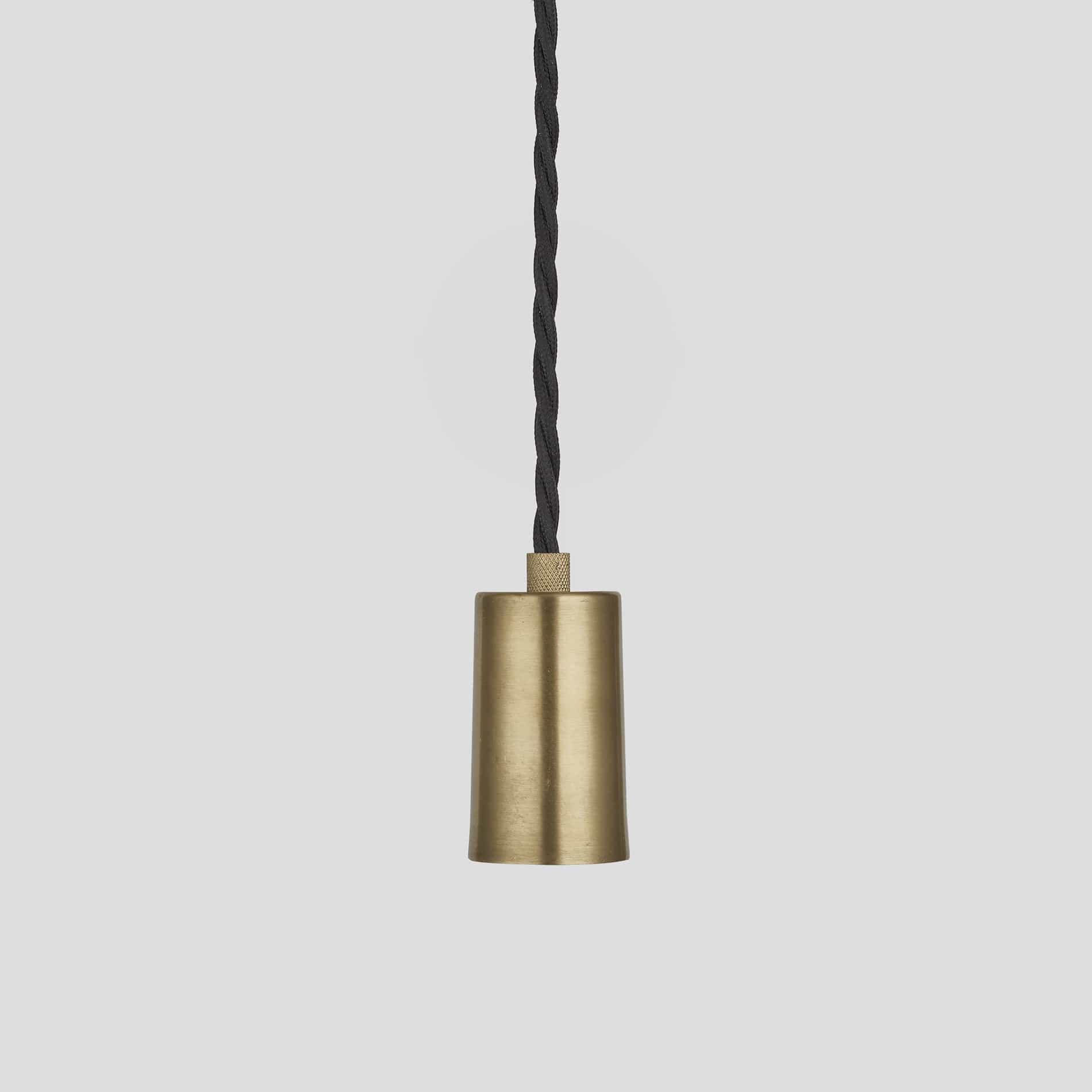 Sleek Edison Pendant - 1 Wire - Brass-Ceiling Lights-Yester Home