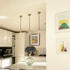 Sleek Edison Pendant - 1 Wire - Brass-Ceiling Lights-Yester Home
