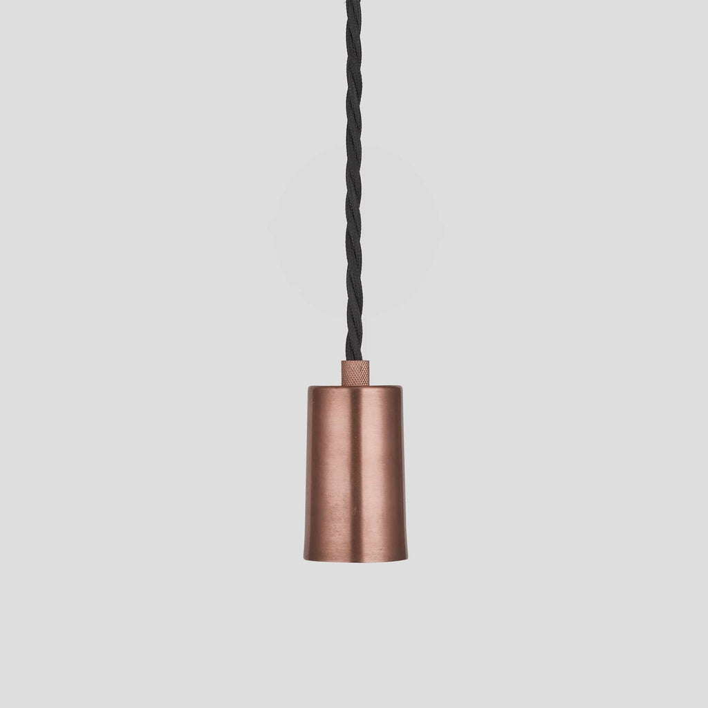 Sleek Edison Pendant - 1 Wire - Copper-Ceiling Lights-Yester Home