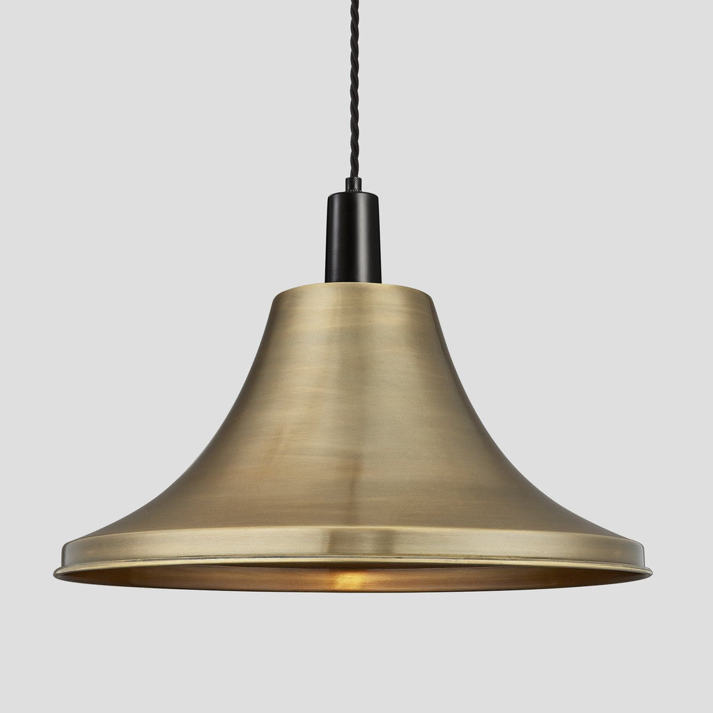 Sleek Giant Bell Pendant - 20 Inch - Brass-Ceiling Lights-Yester Home