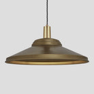 Sleek Giant Step Pendant - 18 Inch - Brass-Ceiling Lights-Yester Home
