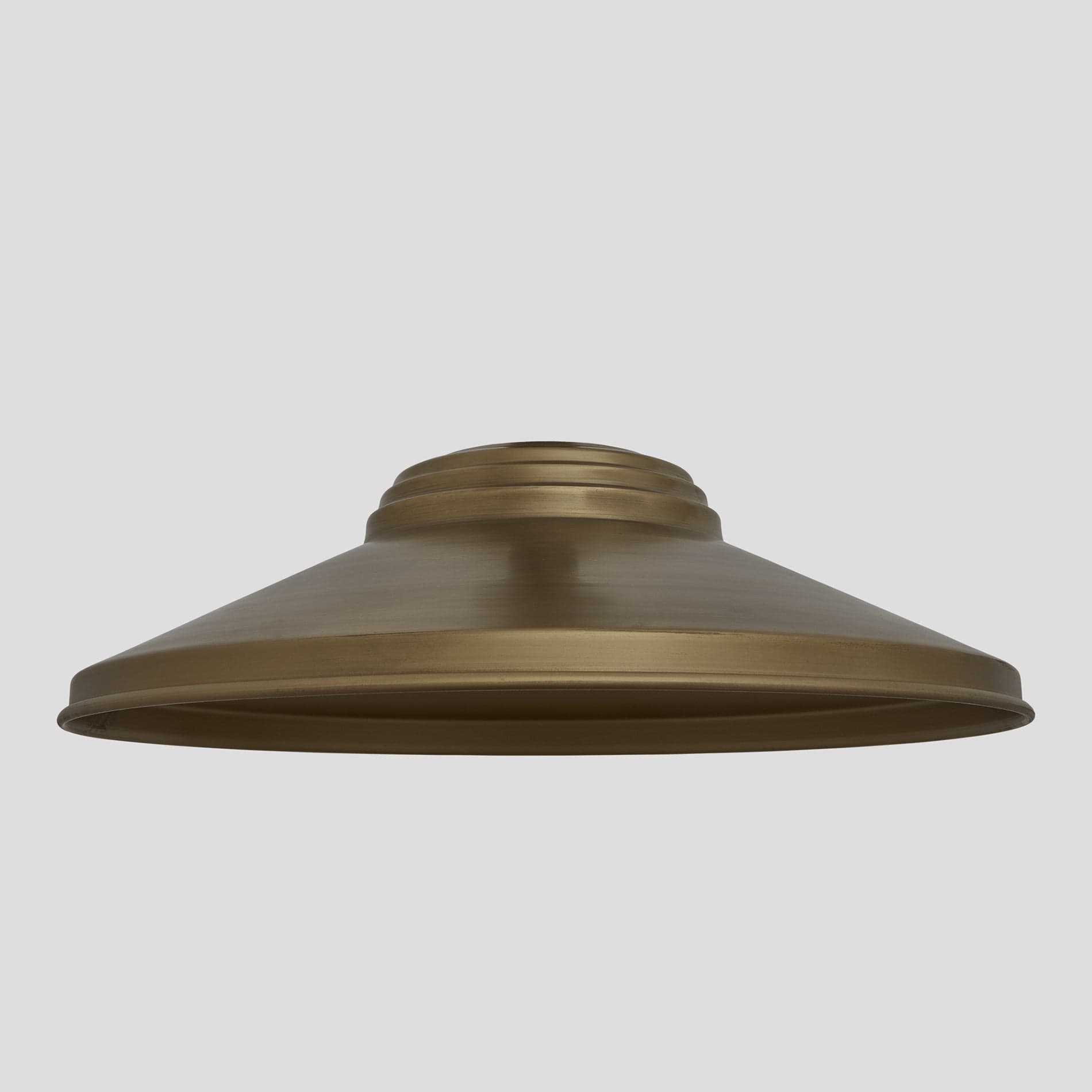 Sleek Giant Step Pendant - 18 Inch - Brass-Ceiling Lights-Yester Home