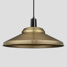 Sleek Giant Step Pendant - 18 Inch - Brass-Ceiling Lights-Yester Home