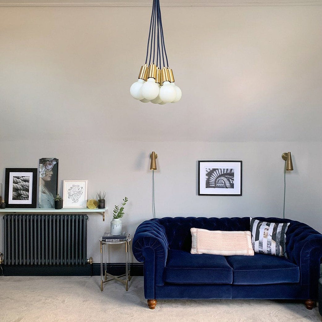 Sleek Large Edison Pendant - 1 Wire – Brass-Ceiling Lights-Yester Home