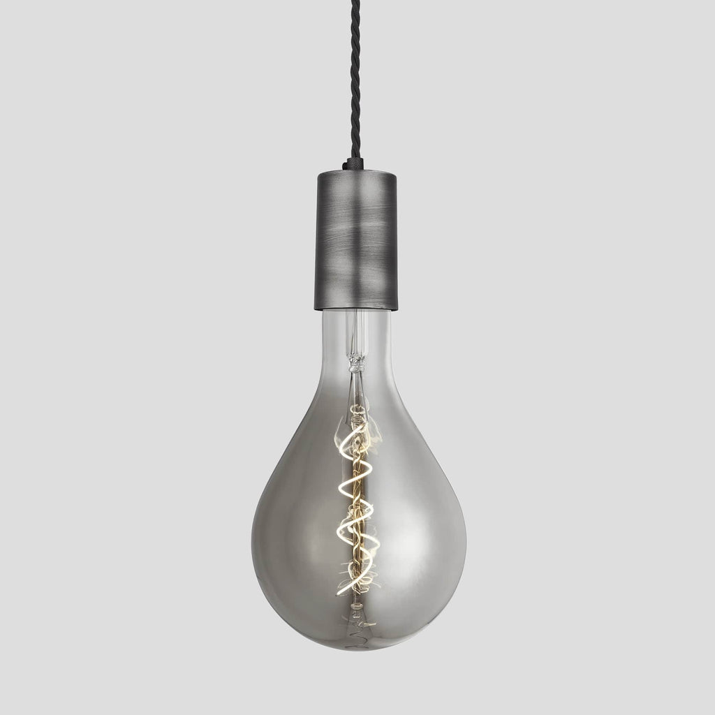 Sleek Large Edison Pendant - 1 Wire – Pewter-Ceiling Lights-Yester Home