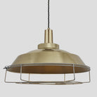 Sleek Step Pendant - 16 Inch - Brass-Ceiling Lights-Yester Home