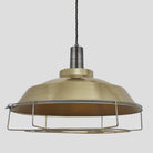 Sleek Step Pendant - 16 Inch - Brass-Ceiling Lights-Yester Home
