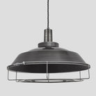 Sleek Step Pendant - 16 Inch - Pewter-Ceiling Lights-Yester Home