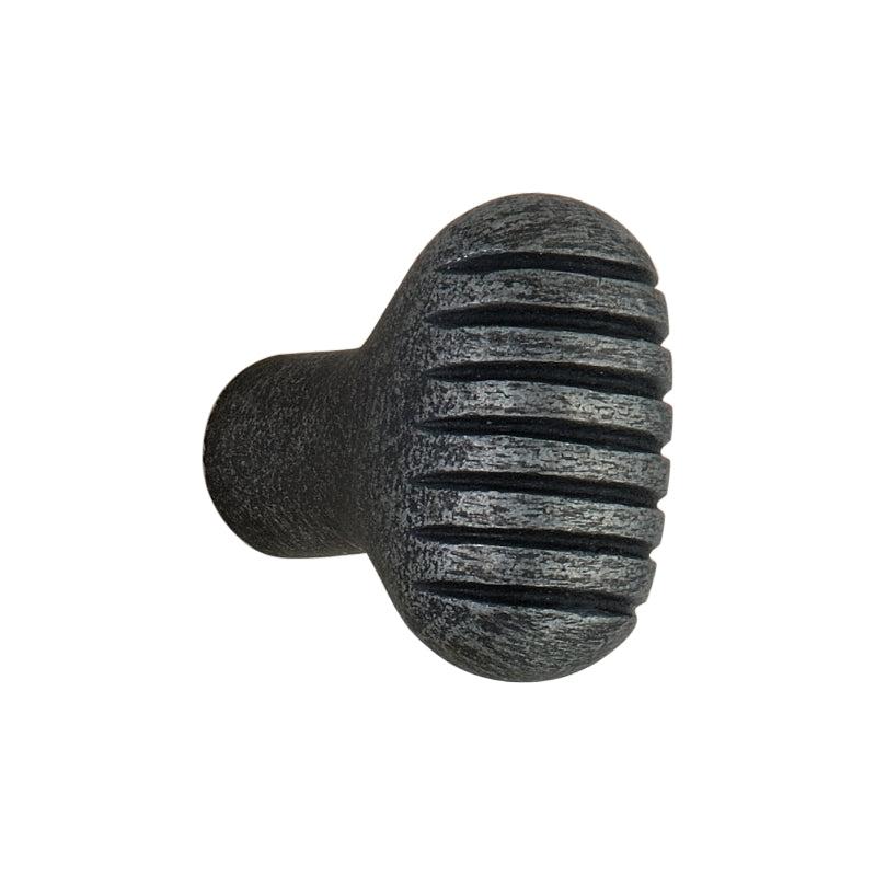 Slotted 30mm Cupboard Knob Pewter-Pewter Cupboard Knobs-Yester Home