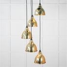 Smooth Brass Brindley Cluster Pendant | From The Anvil - Cluster Pendants - From The Anvil - Yester Home