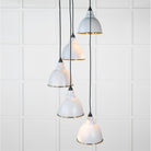 Smooth Brass Brindley Cluster Pendant in Birch | From The Anvil-Cluster Pendants-Yester Home