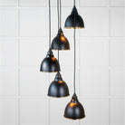 Smooth Brass Brindley Cluster Pendant in Elan Black | From The Anvil - Cluster Pendants - From The Anvil - Yester Home