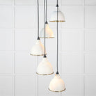 Smooth Brass Brindley Cluster Pendant in Teasel | From The Anvil-Cluster Pendants-Yester Home