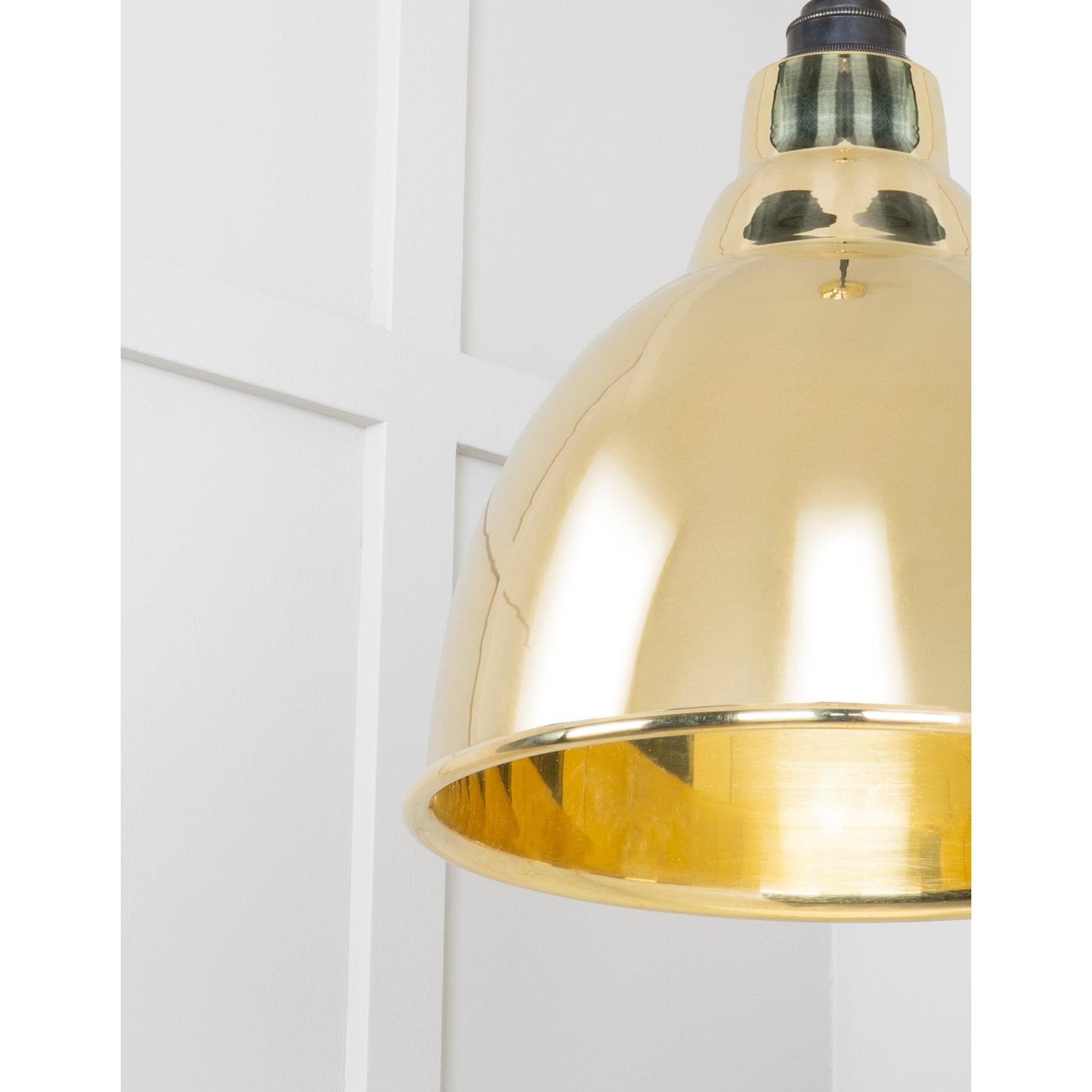 Smooth Brass Brindley Pendant | From The Anvil-Brindley-Yester Home