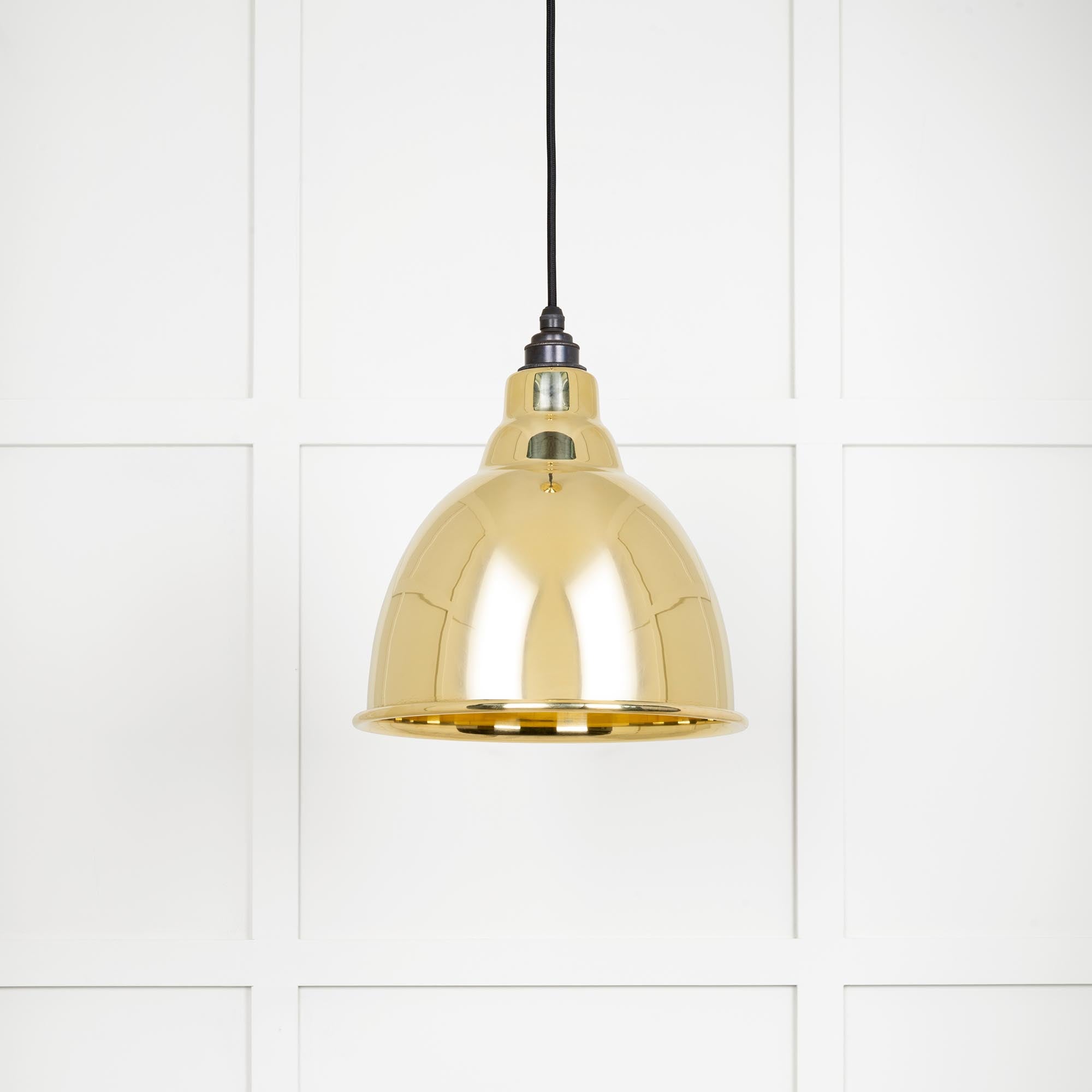 Smooth Brass Brindley Pendant | From The Anvil - Brindley - From The Anvil - Yester Home