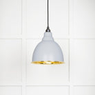 Smooth Brass Brindley Pendant in Birch | From The Anvil - Brindley - From The Anvil - Yester Home