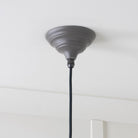 Smooth Brass Brindley Pendant in Bluff | From The Anvil-Brindley-Yester Home