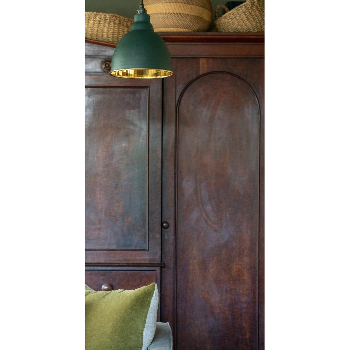 Smooth Brass Brindley Pendant in Dingle | From The Anvil-Brindley-Yester Home