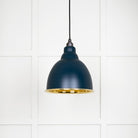 Smooth Brass Brindley Pendant in Dusk | From The Anvil - Brindley - From The Anvil - Yester Home