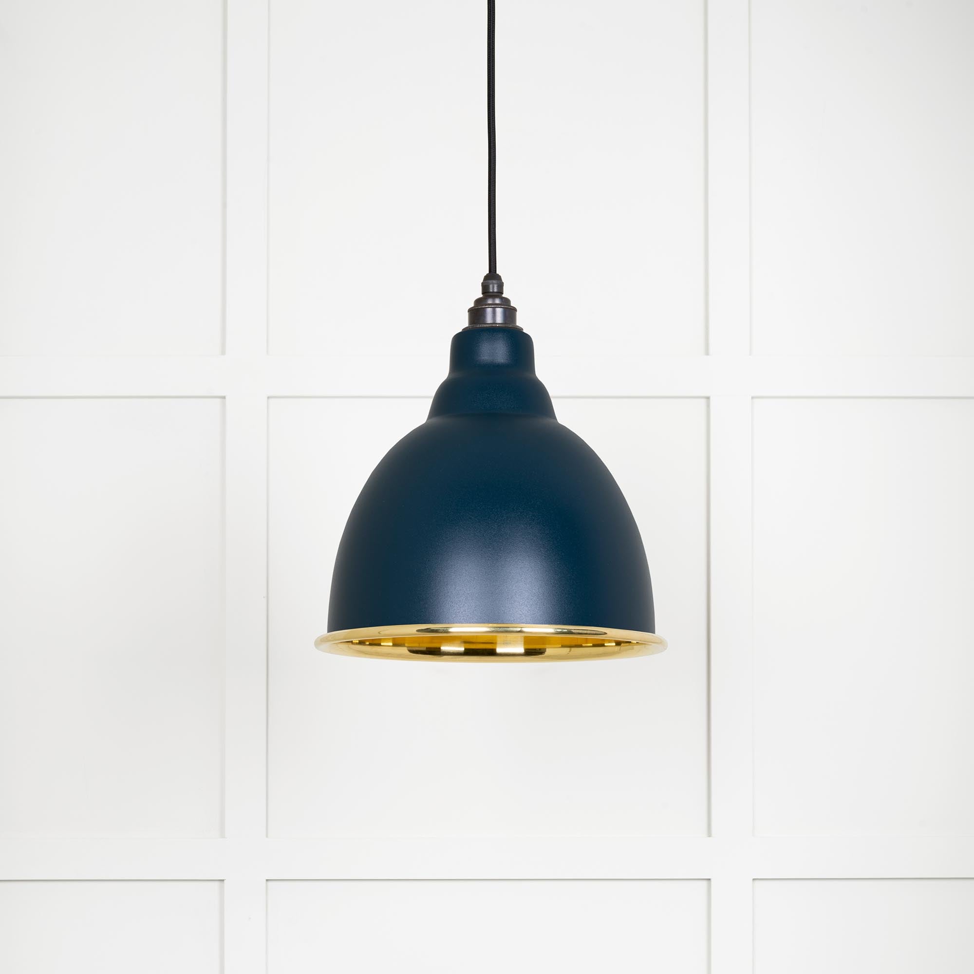 Smooth Brass Brindley Pendant in Dusk | From The Anvil - Brindley - From The Anvil - Yester Home