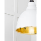 Smooth Brass Brindley Pendant in Flock | From The Anvil - Brindley - From The Anvil - Yester Home
