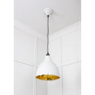 Smooth Brass Brindley Pendant in Flock | From The Anvil-Brindley-Yester Home