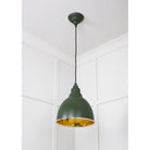 Smooth Brass Brindley Pendant in Heath | From The Anvil-Brindley-Yester Home