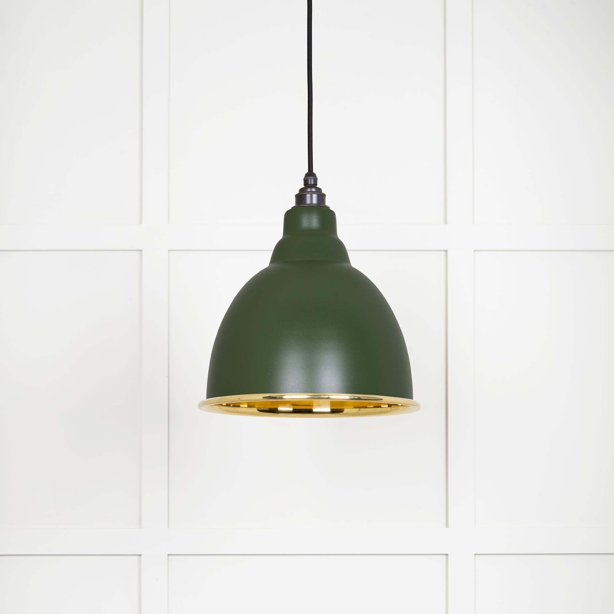 Smooth Brass Brindley Pendant in Heath | From The Anvil - Brindley - From The Anvil - Yester Home