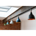Smooth Brass Brindley Pendant in Soot | From The Anvil-Brindley-Yester Home