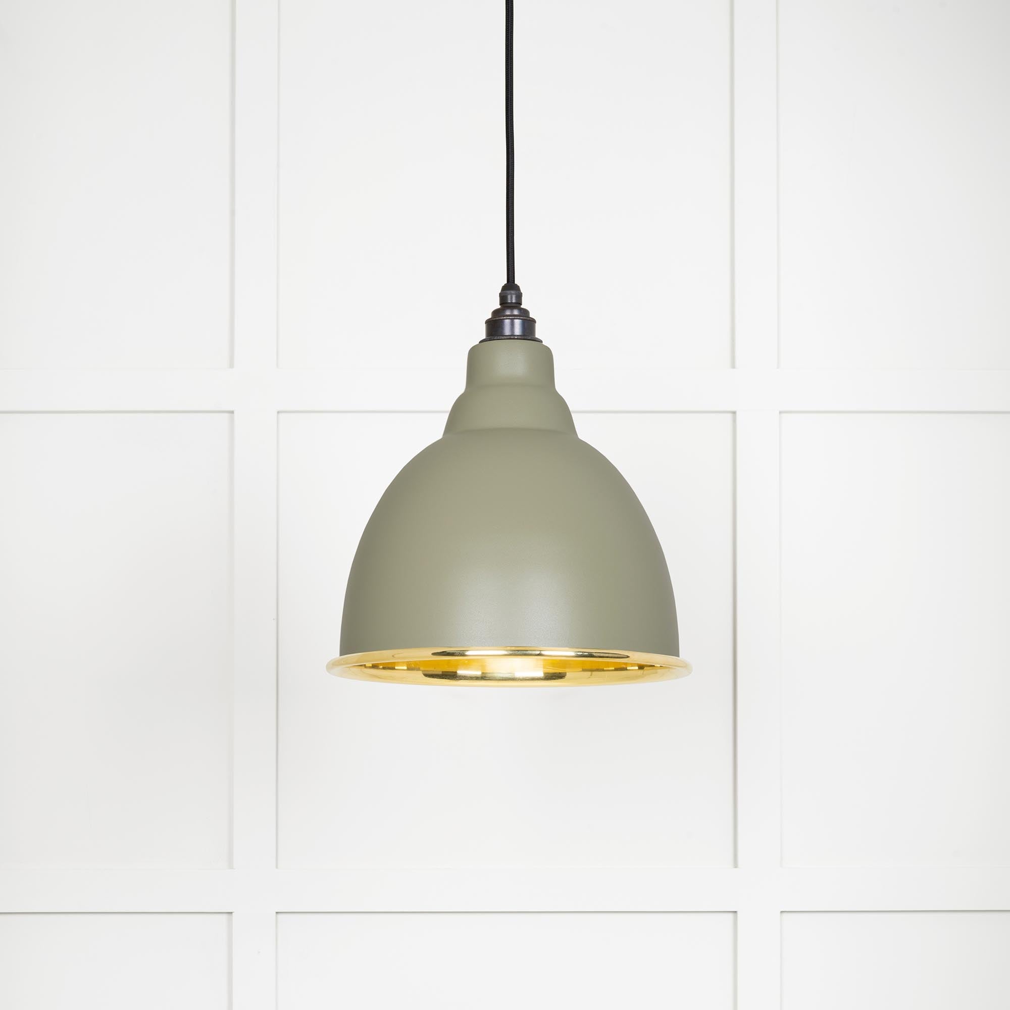 Smooth Brass Brindley Pendant in Tump | From The Anvil - Brindley - From The Anvil - Yester Home