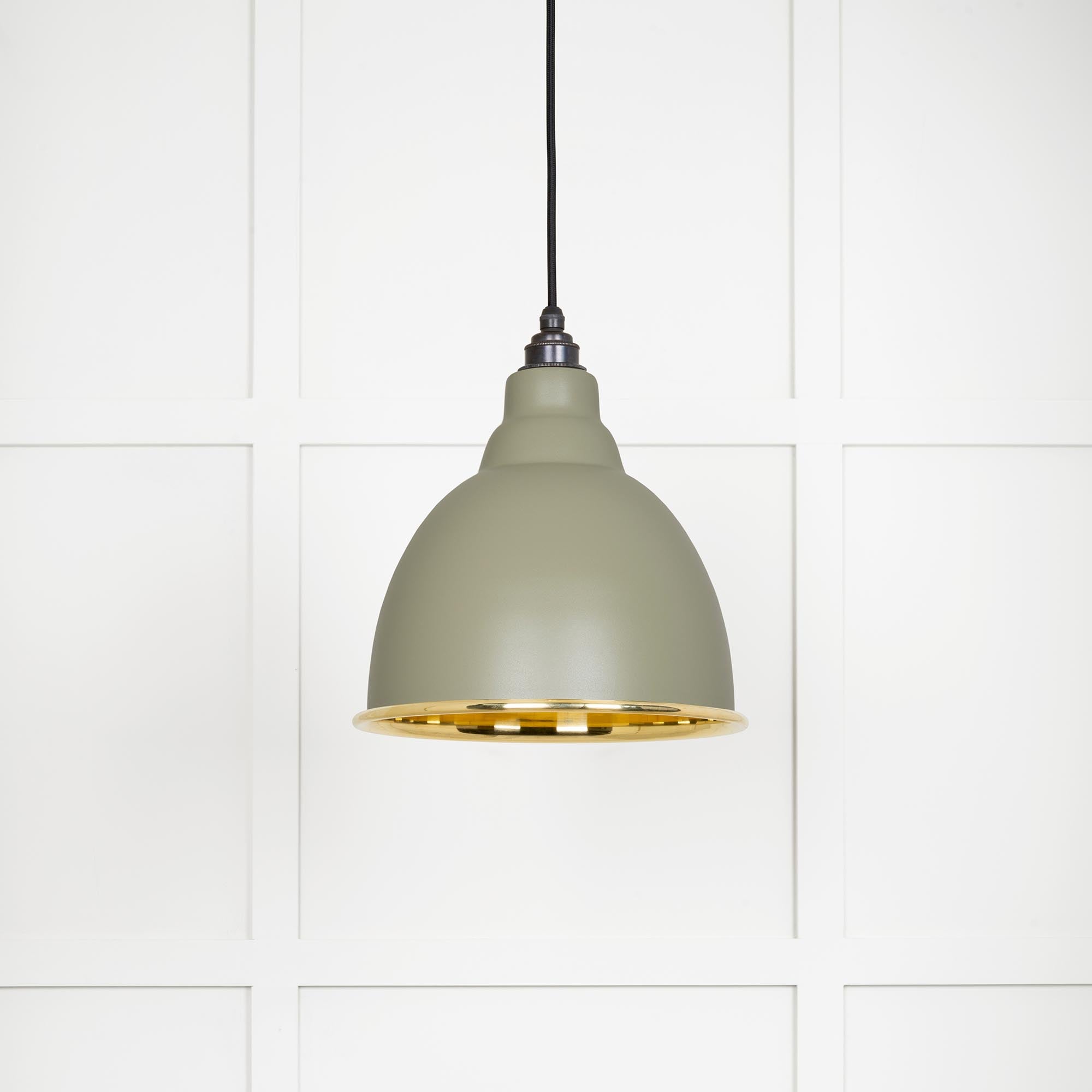 Smooth Brass Brindley Pendant in Tump | From The Anvil - Brindley - From The Anvil - Yester Home