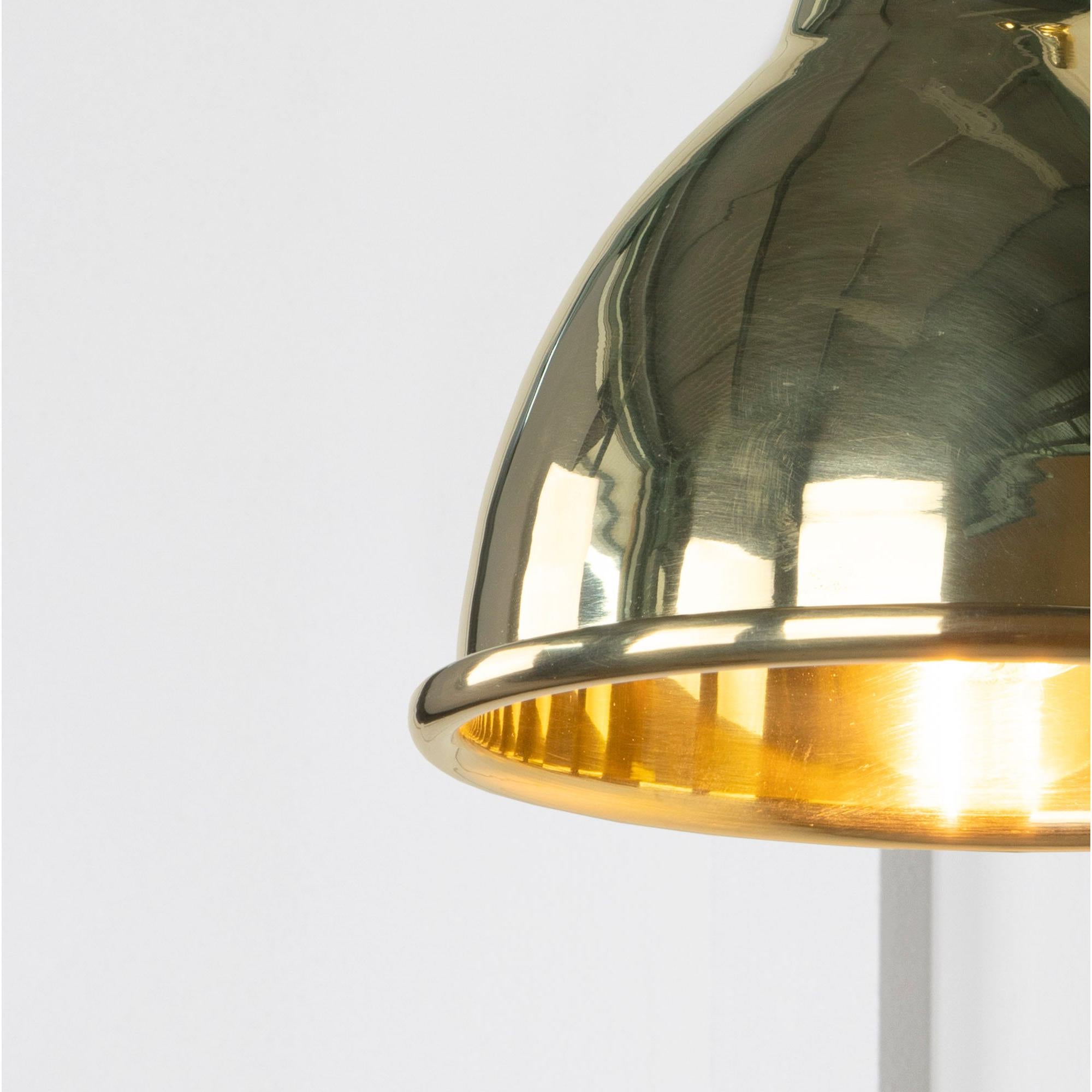Smooth Brass Brindley Wall Light | From The Anvil - Wall Lights - From The Anvil - Yester Home