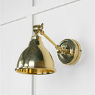 Smooth Brass Brindley Wall Light | From The Anvil - Wall Lights - From The Anvil - Yester Home