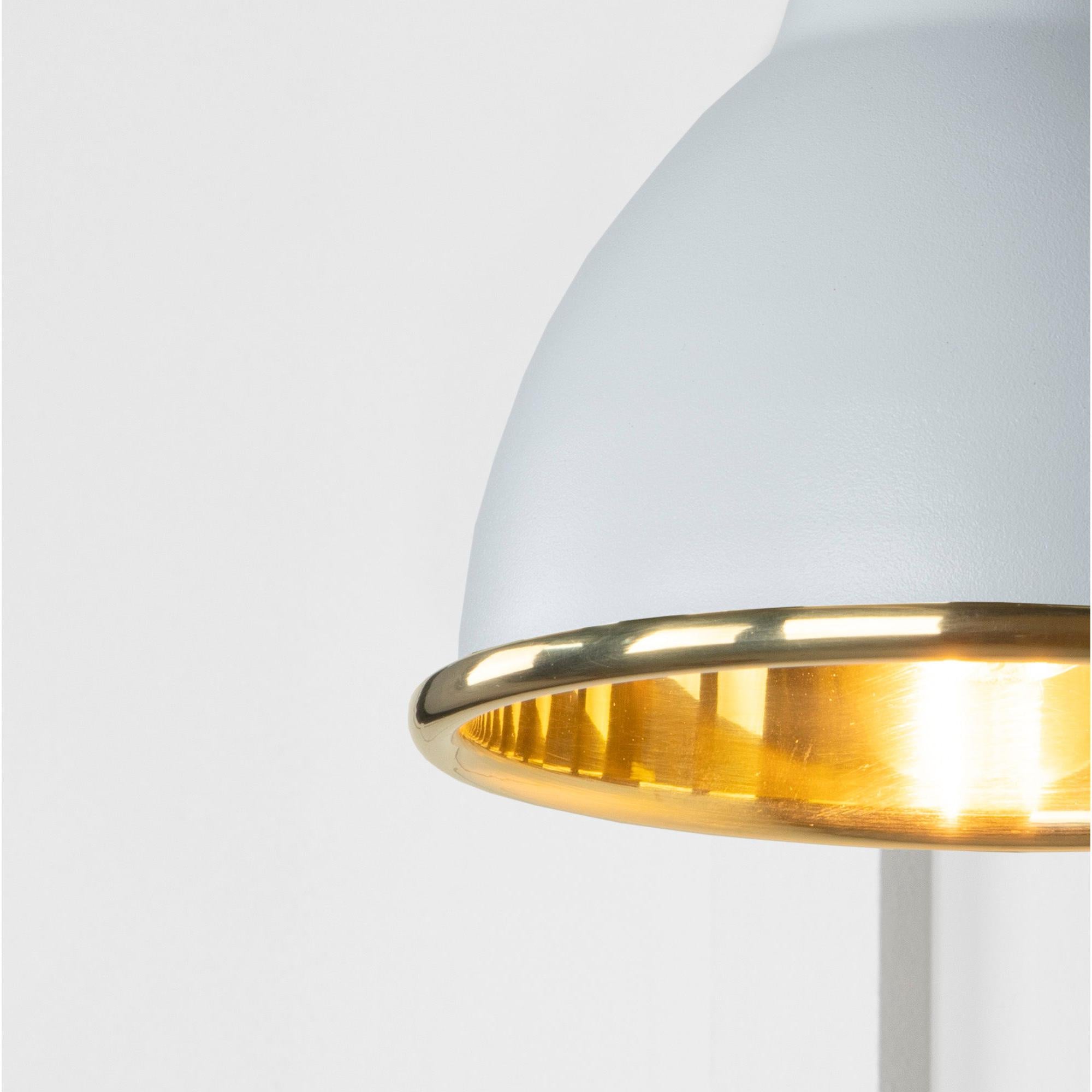 Smooth Brass Brindley Wall Light in Birch | From The Anvil - Wall Lights - From The Anvil - Yester Home