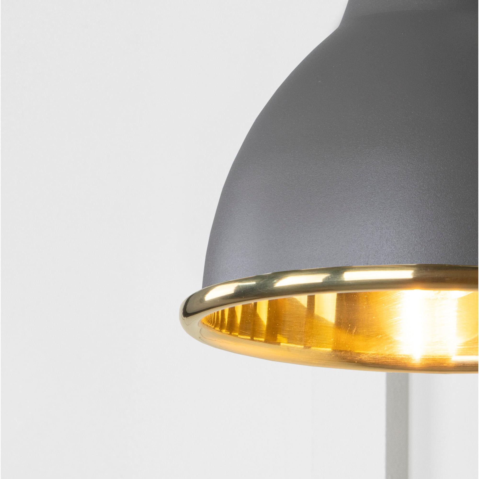 Smooth Brass Brindley Wall Light in Bluff | From The Anvil - Wall Lights - From The Anvil - Yester Home