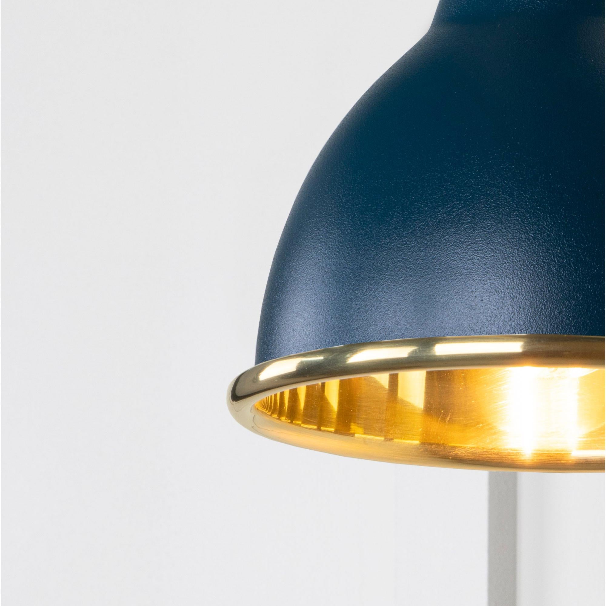 Smooth Brass Brindley Wall Light in Dusk | From The Anvil - Wall Lights - From The Anvil - Yester Home